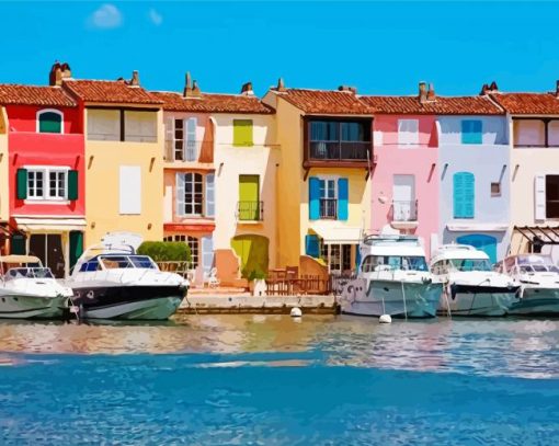 Port Grimaud France Paint By Numbers