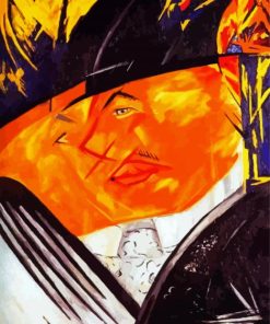 Portrait Of Larianov By Natalia Goncharova Paint By Number