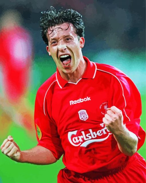 Robbie Fowler Player Paint By Numbers