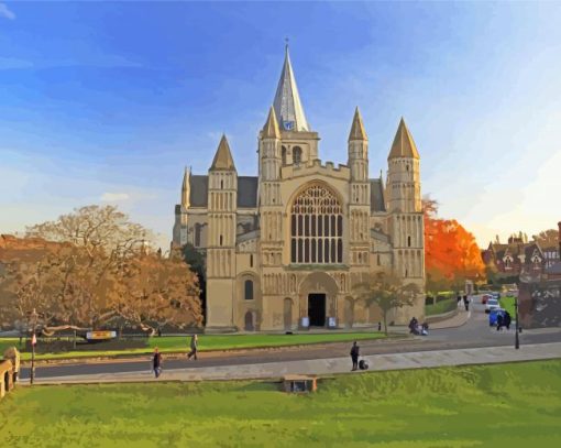 Rochester Cathedral Paint By Numbers