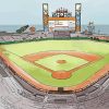 Isan Francisco Oracle Park Stadium Paint By Numbers