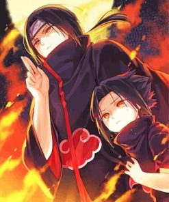 Sasuke And Itachi Naruto Anime Characters Paint By Number