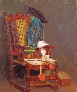 Still Life With And Old Chair Paint By Numbers