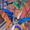 Superheroes Batman And Robin Paint By Numbers