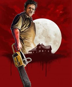 Texas Chainsaw Massacre Horror Film Paint By Number