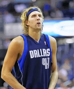 The Basketballer Dirk Nowitzki Paint By Number