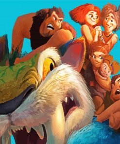 The Croods Adventure Movie Paint By Numbers