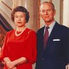 The Queen Elizabeth And Prince Philip Paint By Number