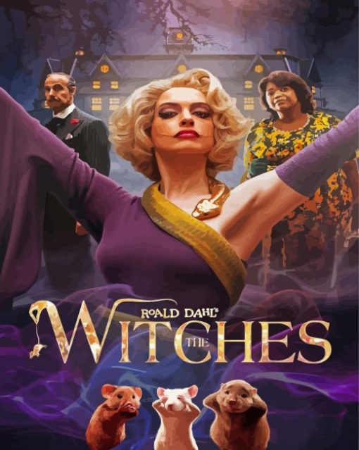 The Witches Poster Paint By Numbers