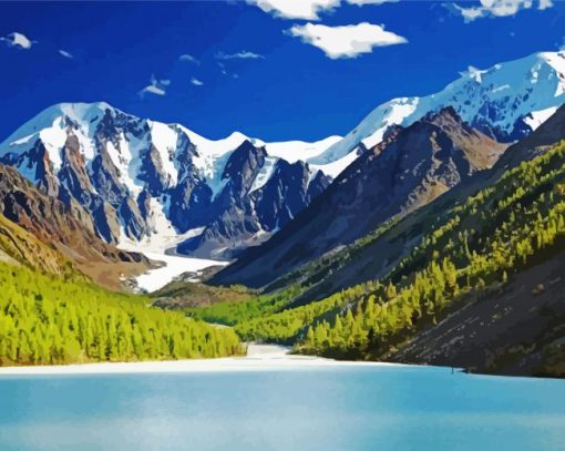 The Altai Mountains Paint By Numbers