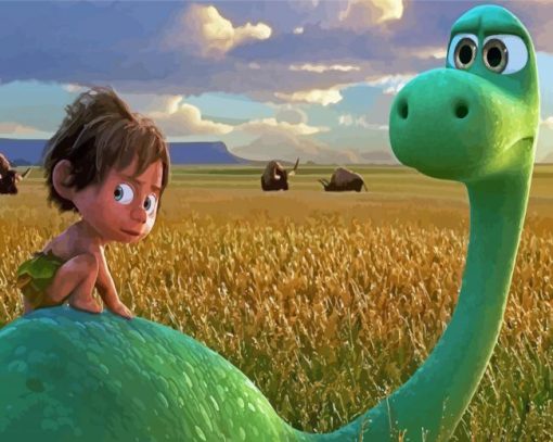 The Good Dinosaur Paint By Number
