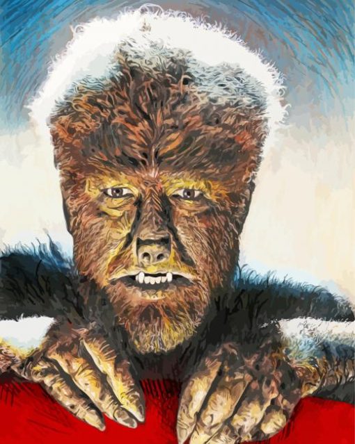 The Wolf Man Paint By Number