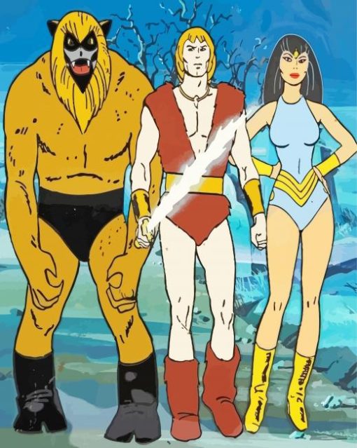 Thundarr the Barbarian Paint By Number