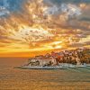 Ulcinj At Sunset Paint By Numbers
