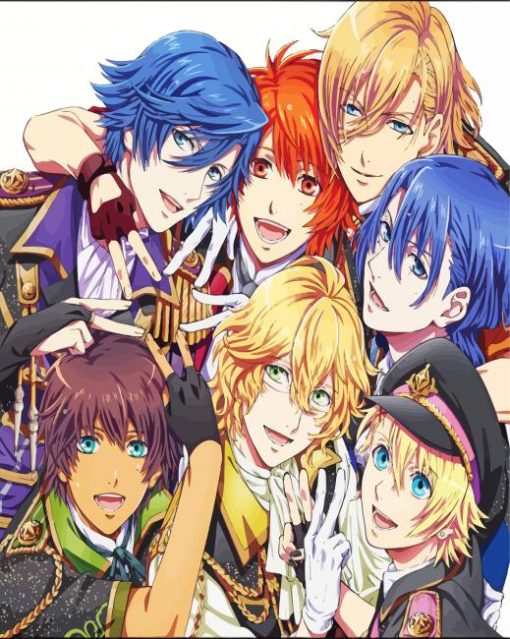 Uta No Prince Sama Game Characters Paint By Numbers