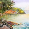 Watercolour Seascape Paint By Numbers