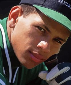 Young Alex Rodriguez Player Paint By Numbers