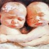 Adorable Baby Twins Paint By Numbers