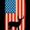 Aesthetic American Flag Deer Art Paint By Numbers