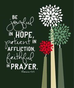 Aesthetic Be Joyful In Hope Paint By Numbers