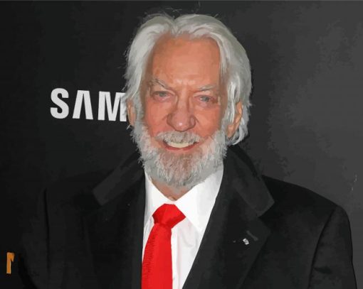 Aesthetic Donald Sutherland Actor Paint By Number