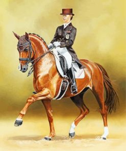 Aesthetic Dressage Horse Paint By Numbers