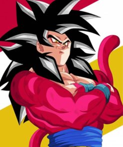 Aesthetic Goku SJ4 Paint By Number