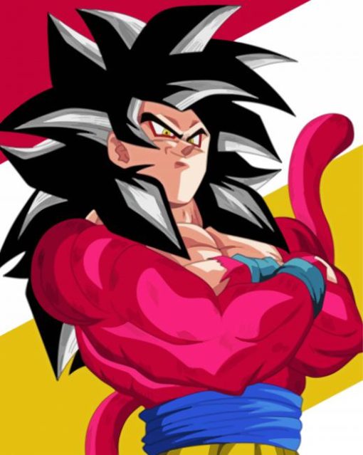 Aesthetic Goku SJ4 Paint By Number