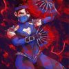 Aesthetic Kitana Warrior Paint By Numbers
