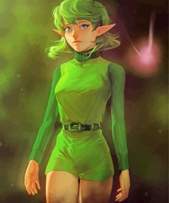 Aesthetic Saria Legend Of Zelda Paint By Number