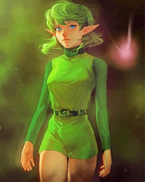 Aesthetic Saria Legend Of Zelda Paint By Number