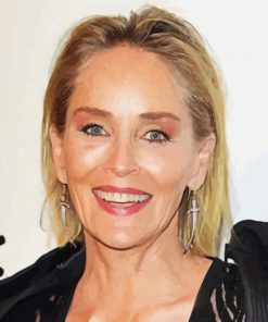Aesthetic Sharon Stone Paint By Numbers