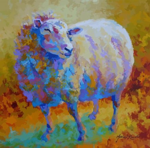 Aesthetic Abstract Sheep Paint By Number