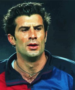 Aesthetic Luis Figo Paint By Numbers
