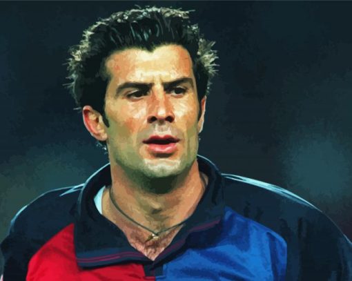Aesthetic Luis Figo Paint By Numbers
