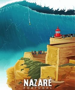 Aesthetic Nazare Poster Paint By Numbers