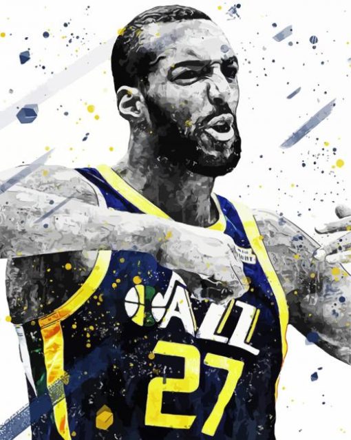 Aesthetic Rudy Gobert Paint By Numbers