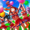 Anime Girls Cheerleading Paint By Number