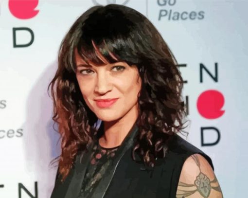 Asia Argento Paint By Number
