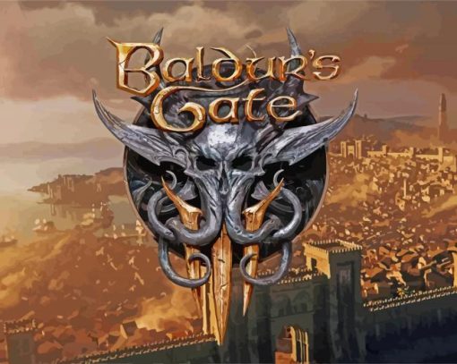 Baldurs Gate Game Poster Paint By Number