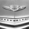 Black And White Chevy Symbol Paint By Numbers