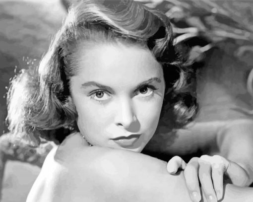 Black And White Janet Leigh Paint By Numbers