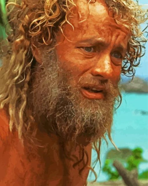 Cast Away Character Paint By Numbers