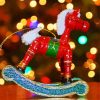 Christmas Rocking Horse Paint By Numbers