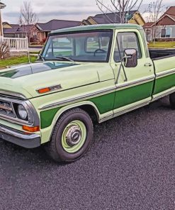 Classic 1971 Ford Pickup Paint By Number