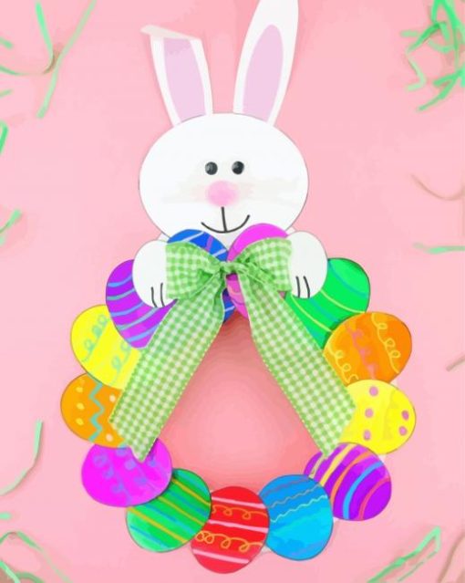 Easter Wreath Paint By Number