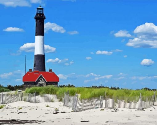 Fire Island New York Paint By Numbers