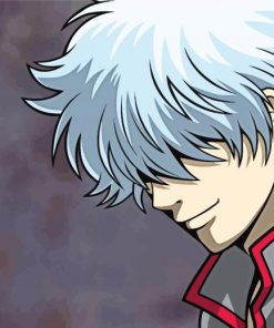 Gintoki Side Profile Paint By Numbers