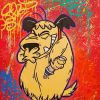 Graffiti Dog Art Paint By Numbers