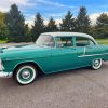 Green 1955 Chevy Four Door Paint By Number